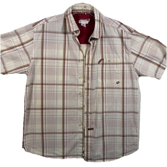 Ecko Unltd. Other - Ecko Unltd Mens‎ XL Shirt Short Sleeve Button Up Plaid
